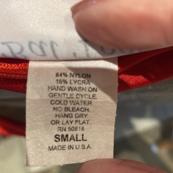 Nylon/Lycra stretchy bodysuit size S - Picture 5 of 5